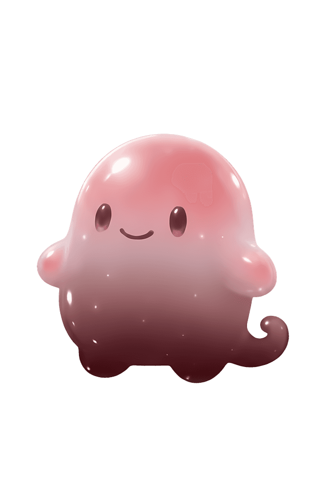 The pink Brewlabs ghost mascot
